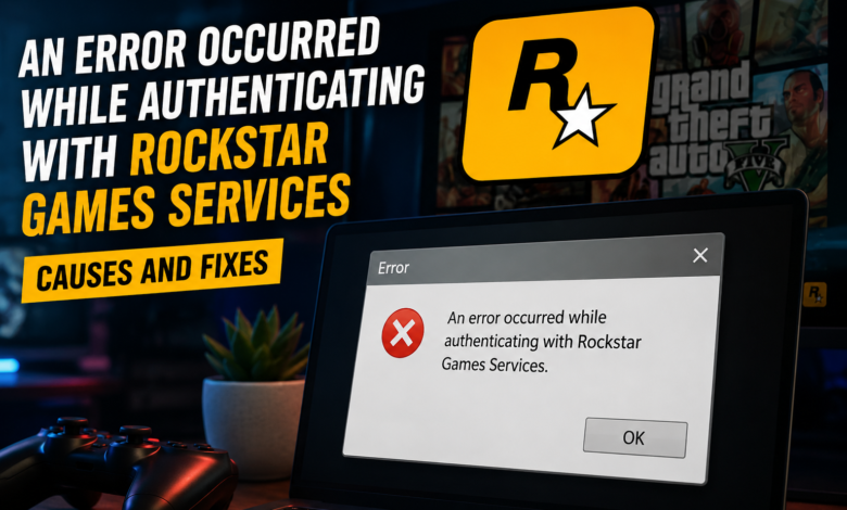 An Error Occurred While Authenticating with Rockstar Games Services