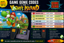 game genie codes for yoshi's island​