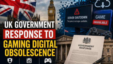 UK government response gaming digital obsolescence