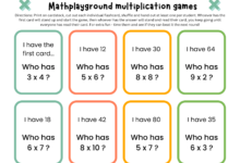 mathplayground multiplication games​