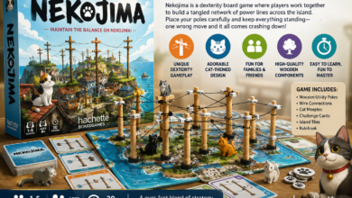 hachette book group nekojima board / card game​