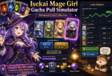 Isekai Mage Girl Gacha Pull Simulator: Elemental Card Collection – Complete Guide Isekai Mage Girl Gacha Pull Simulator: Elemental Card Collection is an unusual indie simulation game that combines gacha mechanics, card collecting, resource management, and a virtual card-trading market. Developed and published by Violet Soft, the game was released on March 27, 2026, and is available for PC through Steam. At first glance, the title sounds like a straightforward gacha simulator. However, the game adds another layer to the formula by giving its collectible cards changing prices. Instead of simply pulling cards and filling a collection, players can sell duplicates, watch market charts, purchase previously obtained cards, and try to turn their in-game currency into more opportunities to pull rare cards. The result is a gameplay loop built around collecting and decision-making rather than traditional combat. What Is Isekai Mage Girl Gacha Pull Simulator? Isekai Mage Girl Gacha Pull Simulator: Elemental Card Collection is a single-player game centered on collecting fictional magical-girl cards. The developer describes its basic loop as earning currency, pulling cards, receiving duplicates, selling those duplicates, and using the proceeds to continue collecting. The game contains 50 collectible cards, with the overall objective being to complete the collection and fill the available showcases. What makes the game different is that cards are not simply static collectibles. Their in-game selling prices change from day to day. Players therefore have to decide whether to sell a card immediately or hold onto it in the hope that its value increases later. This combination of gacha collecting and market-style decision-making is the central idea behind the game. How the Gacha System Works The gacha system is designed around the excitement of opening pulls and discovering which card appears. The game features four stated rarity levels: N R SR SSR SSR cards are the rarest tier and are intended to be the most exciting cards to obtain. The game also includes special animations that can indicate when a particularly valuable result is coming. Players begin with individual pulls, but progression can eventually unlock larger pull options. According to the Steam description, collecting enough cards unlocks a 10-pull gacha, with the tenth card receiving a boosted SSR rate. Further progression unlocks an Ultimate Gacha, where the SSR rate increases with successive 10-pulls. This creates an incentive to keep collecting and managing resources rather than spending everything immediately. The Importance of Duplicates In many collectible games, receiving a duplicate can feel disappointing. Isekai Mage Girl Gacha Pull Simulator takes a different approach. Duplicates have an economic purpose. When players obtain a card they already own, they can sell it to the shopkeeper and receive in-game currency. That money can then be used for additional pulls. This creates a repeating cycle: Earn → Pull → Collect → Receive duplicates → Sell → Pull again The system means that even an unwanted duplicate can contribute toward future progress. Players therefore have to think about their collection as both a set of cards and a source of resources. Card Prices Change Every Day The most distinctive feature of the game is arguably its card-price system. All 50 cards have prices that fluctuate over time. Players can view price history through charts and examine changes over a period of up to 30 days. This transforms the game from a simple collection simulator into something resembling a small in-game marketplace. A card that is inexpensive today could become significantly more valuable later. Conversely, a card that looks expensive now could fall in price. That creates several possible strategies. A player might decide to sell a card immediately because its price has increased. Another player might hold the same card because they believe its value will continue rising. The game therefore rewards players who pay attention to market movement rather than automatically selling every duplicate. Buying Cards Instead of Only Selling Them The market system works in both directions. Players can purchase cards they have previously obtained, rather than relying entirely on random gacha pulls. According to the Steam description, previously obtained cards can be repurchased for 120% of their current selling price. This gives players another method for completing their collection. Instead of waiting for a particular card to appear through random pulls, players can watch its market value and decide when purchasing it makes sense. This is particularly interesting for collectors who want to complete all 50 cards. Learning to Buy Low and Sell High The game's market system introduces a basic trading strategy. Players can study price charts, identify cards that have fallen in value, and purchase them with the hope of selling later at a higher price. This makes the game different from a conventional gacha simulator because success is not based entirely on luck. There are still random pulls, but players can also make deliberate economic decisions. A smart player might divide their resources between gacha pulls and market opportunities. Someone who spends all their currency on pulls may have fewer resources available for attractive card purchases. Managing that balance becomes an important part of progression. Earning In-Game Currency Players need currency to participate in the gacha and market systems. The game provides three mini-games that allow players to earn money: Dishwashing Construction site work Card sorting These activities give players a way to rebuild their funds when their wallet becomes empty. This is useful because the main gameplay loop depends heavily on having enough currency to keep pulling cards and making purchases. Instead of forcing players to stop when they run out of money, the mini-games provide an alternative route back into the collection cycle. The 3D Shop Environment Although the main attraction is the card system, the game also includes a 3D shop environment. Players can interact with the shopkeeper and arrange collected cards in showcases. This adds a visual element to the collection process. Rather than having cards exist only as numbers in a menu, players can display their collection and gradually make the shop feel more complete. For completion-focused players, filling the showcases provides an additional goal beyond simply obtaining currency. Completing the Full Collection The game's main long-term objective is straightforward: collect all 50 cards. Completion-focused gameplay can be particularly appealing to players who enjoy collecting systems. Instead of competing against other players, the challenge is to gradually build a complete personal collection. Because cards have different rarities and prices, completing the set requires a combination of luck, patience, and resource management. Players may need to decide when to continue pulling, when to sell duplicates, and when to use the market. Daily SSR Rotation The game also introduces daily changes to its SSR availability. According to the developer's Steam description, available SSR cards rotate daily in sets of five. Players can use an advance day option if they want to target a different SSR selection. This mechanic gives players another reason to pay attention to the game's daily cycle. Instead of having exactly the same rare cards available all the time, the rotating selection encourages players to consider which day might be most useful for their collection goals. The daily cycle also affects card prices, meaning the market and gacha systems are connected. No Real-Money Purchases An important detail for players is that the game uses in-game currency only. The Steam listing states that there are no real-money purchases or microtransactions. Card trading and price changes are handled entirely through the game's internal currency system. This means players are not required to spend additional real money to continue pulling cards after purchasing the game. The game itself is sold as a one-time purchase, and the developer describes the collection as complete with all 50 cards and no additional content planned. Characters and Presentation The game focuses on fictional magical battle girls presented as collectible cards. The developer also states that the character images were created using AI-generated content. The visual presentation is designed around the excitement of collecting, with flashy gacha animations and a 3D environment for displaying cards. For players who primarily enjoy collecting and visual presentation rather than traditional combat, this approach may be one of the game's main attractions. Is the Game Multiplayer? No. The Steam listing identifies single-player as a supported feature. There is no requirement to compete against other players in real time. The market mechanics are part of the game's internal simulation rather than a conventional multiplayer trading economy. This makes the experience more relaxed for players who prefer playing at their own pace. System Requirements The listed minimum requirements are relatively modest compared with many modern PC games. The Steam page lists: Operating system: 64-bit Windows 10 or Windows 11 Processor: Intel Core i5-4690 at 3.5 GHz or AMD Ryzen 5 1500X at 3.7 GHz Memory: 8 GB listed on the Steam page Graphics: NVIDIA GeForce GTX 750 Ti or AMD Radeon RX 460 with at least 2 GB VRAM Players should check the official Steam page for the latest requirements before purchasing, particularly because specifications can change with updates. Languages The Steam listing currently identifies English, Traditional Chinese, and Japanese interface support. The game is primarily designed around menus, cards, charts, shop interactions, and collection systems, so language support can be important for players who want to understand market information and progression instructions. Reception From Players The game has received Mostly Positive user reviews on Steam. At the time of the available Steam listing, 76% of 26 user reviews were positive. Community discussions also show interest in the card artwork and collection systems. Some players have suggested expanding the number of card series and adding more collection or display features. Because the review sample is relatively small, it is better to treat the current rating as an early indication rather than a definitive measure of the game's long-term reception. Who Might Enjoy This Game? Isekai Mage Girl Gacha Pull Simulator: Elemental Card Collection could appeal to players who enjoy: Card collecting Gacha-style mechanics Simulation games Resource management Virtual marketplaces Completing collections Strategy based on fluctuating prices Casual single-player experiences Anime-inspired character designs It may be less appealing to players looking for a traditional RPG with extensive combat, exploration, or a large narrative campaign. The core experience is much more focused on collecting, managing resources, watching prices, and chasing rare cards. Tips for New Players If you're starting the game, avoid spending every piece of currency immediately. First, learn how the economy works. Pay attention to card prices and understand how selling and purchasing affect your available funds. When you receive duplicates, consider whether selling immediately is worthwhile. If the card's price has recently increased, selling may provide more currency. If the market is moving in the opposite direction, holding the card may be worth considering. It is also useful to experiment with the three money-making mini-games so you know how to recover when your funds become low. Most importantly, remember that the ultimate objective is completing the collection. Every decision should contribute toward obtaining cards you do not already own. Final Thoughts Isekai Mage Girl Gacha Pull Simulator: Elemental Card Collection takes the familiar idea of a gacha simulator and adds an unusual economic layer. Instead of simply pulling cards and hoping for rare results, players must manage currency, sell duplicates, monitor changing prices, purchase previously obtained cards, and decide when to take risks. The combination of 50 collectible cards, daily price fluctuations, market charts, rarity levels, mini-games, 10-pulls, an Ultimate Gacha, and a 3D collection space gives the game a distinctive identity. For collectors, the appeal comes from completing the set. For strategy-minded players, the fluctuating market creates another layer of decision-making. And for players who simply enjoy the excitement of opening virtual packs, the gacha system provides the game's central source of suspense. Released on March 27, 2026, the game is now available on PC through Steam. Its unusual combination of card collecting and simulated market trading makes it an interesting choice for players looking for something different from a conventional gacha or card game.