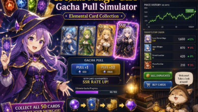 Isekai Mage Girl Gacha Pull Simulator: Elemental Card Collection – Complete Guide Isekai Mage Girl Gacha Pull Simulator: Elemental Card Collection is an unusual indie simulation game that combines gacha mechanics, card collecting, resource management, and a virtual card-trading market. Developed and published by Violet Soft, the game was released on March 27, 2026, and is available for PC through Steam. At first glance, the title sounds like a straightforward gacha simulator. However, the game adds another layer to the formula by giving its collectible cards changing prices. Instead of simply pulling cards and filling a collection, players can sell duplicates, watch market charts, purchase previously obtained cards, and try to turn their in-game currency into more opportunities to pull rare cards. The result is a gameplay loop built around collecting and decision-making rather than traditional combat. What Is Isekai Mage Girl Gacha Pull Simulator? Isekai Mage Girl Gacha Pull Simulator: Elemental Card Collection is a single-player game centered on collecting fictional magical-girl cards. The developer describes its basic loop as earning currency, pulling cards, receiving duplicates, selling those duplicates, and using the proceeds to continue collecting. The game contains 50 collectible cards, with the overall objective being to complete the collection and fill the available showcases. What makes the game different is that cards are not simply static collectibles. Their in-game selling prices change from day to day. Players therefore have to decide whether to sell a card immediately or hold onto it in the hope that its value increases later. This combination of gacha collecting and market-style decision-making is the central idea behind the game. How the Gacha System Works The gacha system is designed around the excitement of opening pulls and discovering which card appears. The game features four stated rarity levels: N R SR SSR SSR cards are the rarest tier and are intended to be the most exciting cards to obtain. The game also includes special animations that can indicate when a particularly valuable result is coming. Players begin with individual pulls, but progression can eventually unlock larger pull options. According to the Steam description, collecting enough cards unlocks a 10-pull gacha, with the tenth card receiving a boosted SSR rate. Further progression unlocks an Ultimate Gacha, where the SSR rate increases with successive 10-pulls. This creates an incentive to keep collecting and managing resources rather than spending everything immediately. The Importance of Duplicates In many collectible games, receiving a duplicate can feel disappointing. Isekai Mage Girl Gacha Pull Simulator takes a different approach. Duplicates have an economic purpose. When players obtain a card they already own, they can sell it to the shopkeeper and receive in-game currency. That money can then be used for additional pulls. This creates a repeating cycle: Earn → Pull → Collect → Receive duplicates → Sell → Pull again The system means that even an unwanted duplicate can contribute toward future progress. Players therefore have to think about their collection as both a set of cards and a source of resources. Card Prices Change Every Day The most distinctive feature of the game is arguably its card-price system. All 50 cards have prices that fluctuate over time. Players can view price history through charts and examine changes over a period of up to 30 days. This transforms the game from a simple collection simulator into something resembling a small in-game marketplace. A card that is inexpensive today could become significantly more valuable later. Conversely, a card that looks expensive now could fall in price. That creates several possible strategies. A player might decide to sell a card immediately because its price has increased. Another player might hold the same card because they believe its value will continue rising. The game therefore rewards players who pay attention to market movement rather than automatically selling every duplicate. Buying Cards Instead of Only Selling Them The market system works in both directions. Players can purchase cards they have previously obtained, rather than relying entirely on random gacha pulls. According to the Steam description, previously obtained cards can be repurchased for 120% of their current selling price. This gives players another method for completing their collection. Instead of waiting for a particular card to appear through random pulls, players can watch its market value and decide when purchasing it makes sense. This is particularly interesting for collectors who want to complete all 50 cards. Learning to Buy Low and Sell High The game's market system introduces a basic trading strategy. Players can study price charts, identify cards that have fallen in value, and purchase them with the hope of selling later at a higher price. This makes the game different from a conventional gacha simulator because success is not based entirely on luck. There are still random pulls, but players can also make deliberate economic decisions. A smart player might divide their resources between gacha pulls and market opportunities. Someone who spends all their currency on pulls may have fewer resources available for attractive card purchases. Managing that balance becomes an important part of progression. Earning In-Game Currency Players need currency to participate in the gacha and market systems. The game provides three mini-games that allow players to earn money: Dishwashing Construction site work Card sorting These activities give players a way to rebuild their funds when their wallet becomes empty. This is useful because the main gameplay loop depends heavily on having enough currency to keep pulling cards and making purchases. Instead of forcing players to stop when they run out of money, the mini-games provide an alternative route back into the collection cycle. The 3D Shop Environment Although the main attraction is the card system, the game also includes a 3D shop environment. Players can interact with the shopkeeper and arrange collected cards in showcases. This adds a visual element to the collection process. Rather than having cards exist only as numbers in a menu, players can display their collection and gradually make the shop feel more complete. For completion-focused players, filling the showcases provides an additional goal beyond simply obtaining currency. Completing the Full Collection The game's main long-term objective is straightforward: collect all 50 cards. Completion-focused gameplay can be particularly appealing to players who enjoy collecting systems. Instead of competing against other players, the challenge is to gradually build a complete personal collection. Because cards have different rarities and prices, completing the set requires a combination of luck, patience, and resource management. Players may need to decide when to continue pulling, when to sell duplicates, and when to use the market. Daily SSR Rotation The game also introduces daily changes to its SSR availability. According to the developer's Steam description, available SSR cards rotate daily in sets of five. Players can use an advance day option if they want to target a different SSR selection. This mechanic gives players another reason to pay attention to the game's daily cycle. Instead of having exactly the same rare cards available all the time, the rotating selection encourages players to consider which day might be most useful for their collection goals. The daily cycle also affects card prices, meaning the market and gacha systems are connected. No Real-Money Purchases An important detail for players is that the game uses in-game currency only. The Steam listing states that there are no real-money purchases or microtransactions. Card trading and price changes are handled entirely through the game's internal currency system. This means players are not required to spend additional real money to continue pulling cards after purchasing the game. The game itself is sold as a one-time purchase, and the developer describes the collection as complete with all 50 cards and no additional content planned. Characters and Presentation The game focuses on fictional magical battle girls presented as collectible cards. The developer also states that the character images were created using AI-generated content. The visual presentation is designed around the excitement of collecting, with flashy gacha animations and a 3D environment for displaying cards. For players who primarily enjoy collecting and visual presentation rather than traditional combat, this approach may be one of the game's main attractions. Is the Game Multiplayer? No. The Steam listing identifies single-player as a supported feature. There is no requirement to compete against other players in real time. The market mechanics are part of the game's internal simulation rather than a conventional multiplayer trading economy. This makes the experience more relaxed for players who prefer playing at their own pace. System Requirements The listed minimum requirements are relatively modest compared with many modern PC games. The Steam page lists: Operating system: 64-bit Windows 10 or Windows 11 Processor: Intel Core i5-4690 at 3.5 GHz or AMD Ryzen 5 1500X at 3.7 GHz Memory: 8 GB listed on the Steam page Graphics: NVIDIA GeForce GTX 750 Ti or AMD Radeon RX 460 with at least 2 GB VRAM Players should check the official Steam page for the latest requirements before purchasing, particularly because specifications can change with updates. Languages The Steam listing currently identifies English, Traditional Chinese, and Japanese interface support. The game is primarily designed around menus, cards, charts, shop interactions, and collection systems, so language support can be important for players who want to understand market information and progression instructions. Reception From Players The game has received Mostly Positive user reviews on Steam. At the time of the available Steam listing, 76% of 26 user reviews were positive. Community discussions also show interest in the card artwork and collection systems. Some players have suggested expanding the number of card series and adding more collection or display features. Because the review sample is relatively small, it is better to treat the current rating as an early indication rather than a definitive measure of the game's long-term reception. Who Might Enjoy This Game? Isekai Mage Girl Gacha Pull Simulator: Elemental Card Collection could appeal to players who enjoy: Card collecting Gacha-style mechanics Simulation games Resource management Virtual marketplaces Completing collections Strategy based on fluctuating prices Casual single-player experiences Anime-inspired character designs It may be less appealing to players looking for a traditional RPG with extensive combat, exploration, or a large narrative campaign. The core experience is much more focused on collecting, managing resources, watching prices, and chasing rare cards. Tips for New Players If you're starting the game, avoid spending every piece of currency immediately. First, learn how the economy works. Pay attention to card prices and understand how selling and purchasing affect your available funds. When you receive duplicates, consider whether selling immediately is worthwhile. If the card's price has recently increased, selling may provide more currency. If the market is moving in the opposite direction, holding the card may be worth considering. It is also useful to experiment with the three money-making mini-games so you know how to recover when your funds become low. Most importantly, remember that the ultimate objective is completing the collection. Every decision should contribute toward obtaining cards you do not already own. Final Thoughts Isekai Mage Girl Gacha Pull Simulator: Elemental Card Collection takes the familiar idea of a gacha simulator and adds an unusual economic layer. Instead of simply pulling cards and hoping for rare results, players must manage currency, sell duplicates, monitor changing prices, purchase previously obtained cards, and decide when to take risks. The combination of 50 collectible cards, daily price fluctuations, market charts, rarity levels, mini-games, 10-pulls, an Ultimate Gacha, and a 3D collection space gives the game a distinctive identity. For collectors, the appeal comes from completing the set. For strategy-minded players, the fluctuating market creates another layer of decision-making. And for players who simply enjoy the excitement of opening virtual packs, the gacha system provides the game's central source of suspense. Released on March 27, 2026, the game is now available on PC through Steam. Its unusual combination of card collecting and simulated market trading makes it an interesting choice for players looking for something different from a conventional gacha or card game.