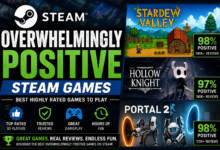 overwhelmingly positive steam games