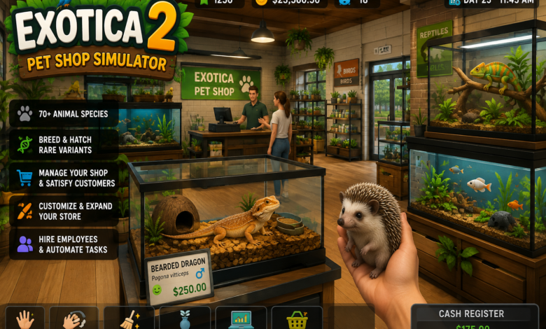 exotica 2: pet shop simulator